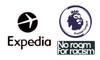 Premier League Badge&no room for racism&Expedia